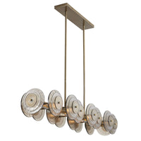 Lincoln Antique Brass Chandelier