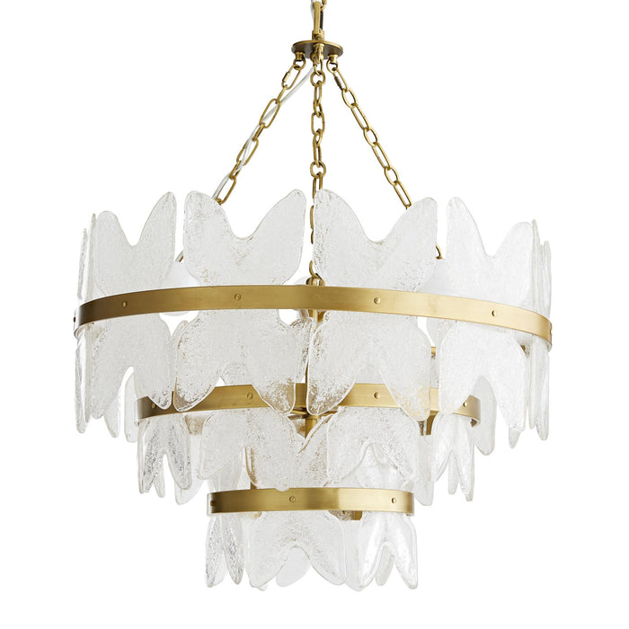 Frisco Antique Brass Chandelier