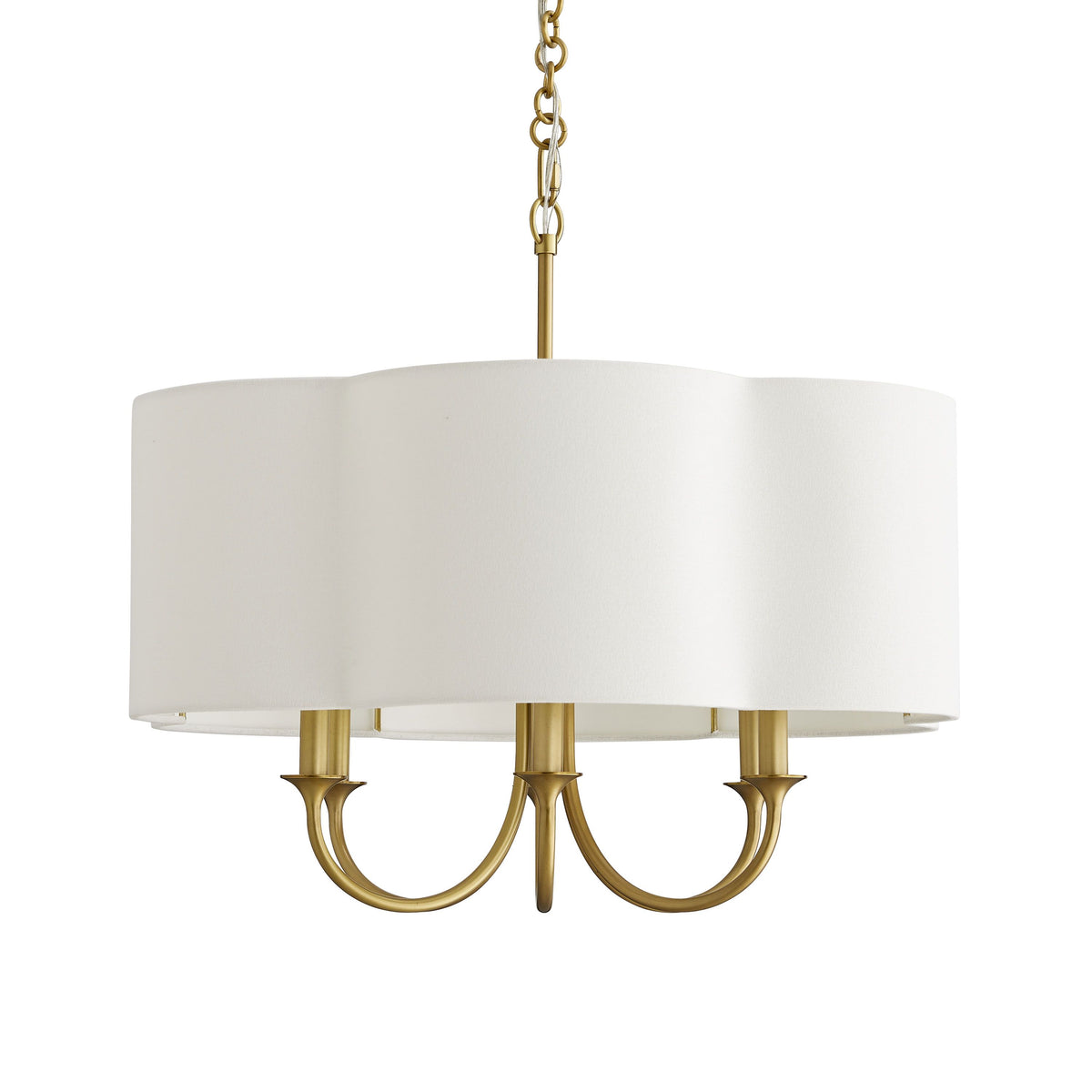 Huntington Antique Brass Small Chandelier