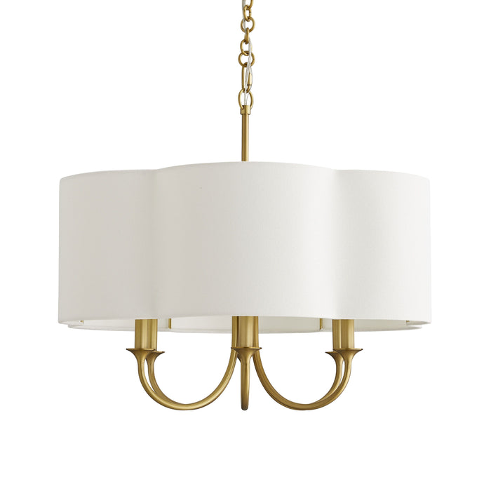 Huntington Antique Brass Small Chandelier