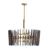 Laredo Antique Brass Chandelier