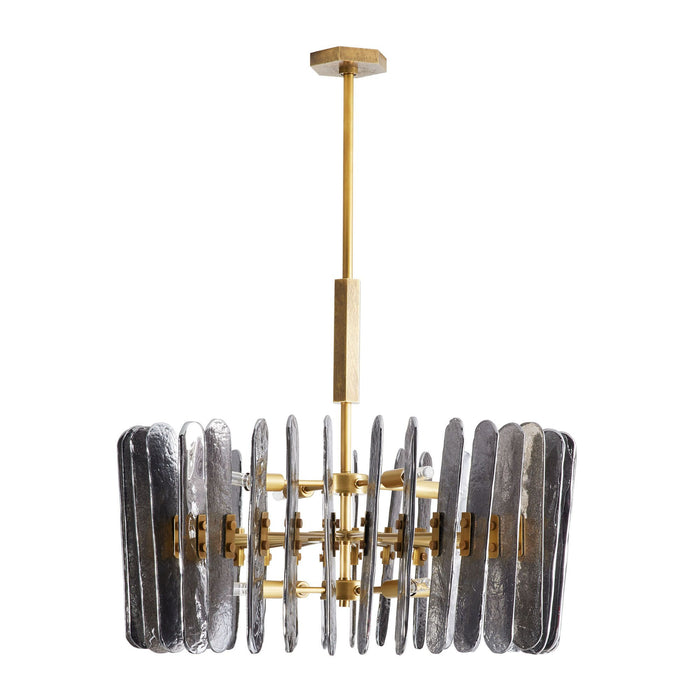 Laredo Antique Brass Chandelier