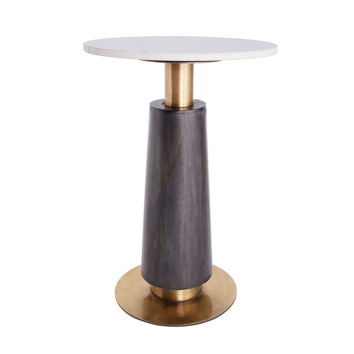 Paterson Antique Brass Accent Table