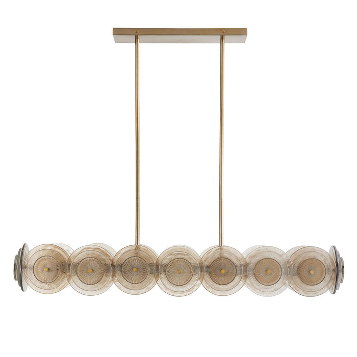 Lincoln Antique Brass Chandelier
