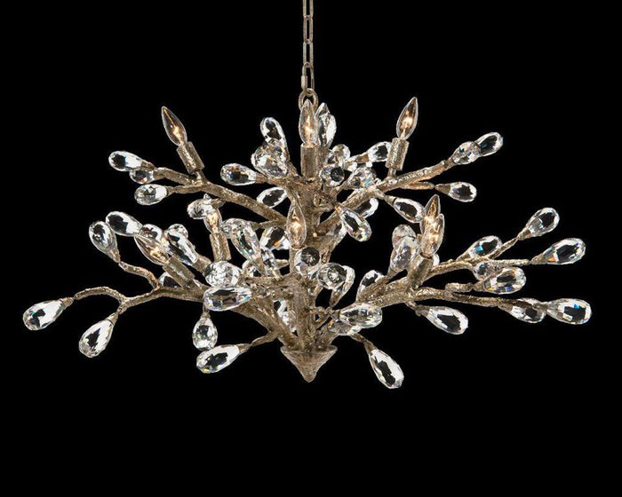 Augustus Budding Crystal Ten-Light Chandelier - Luxury Living Collection