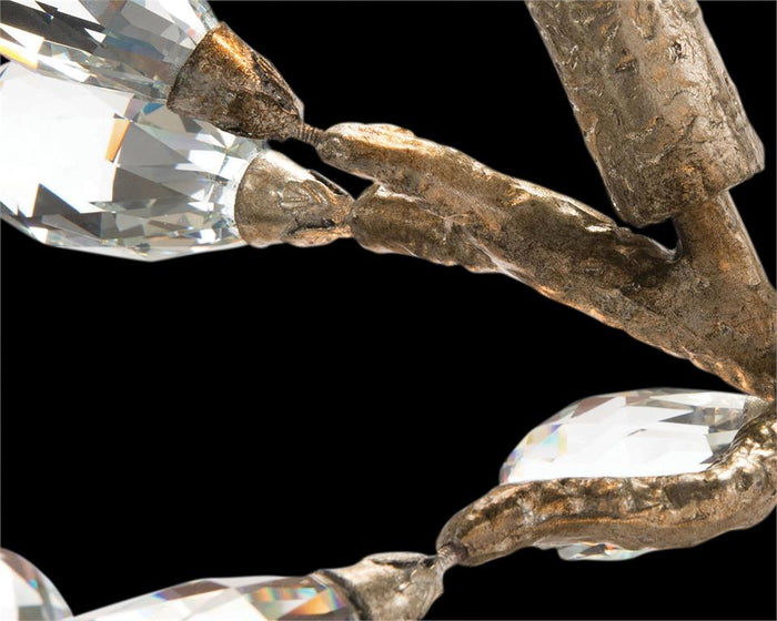 Augustus Budding Crystal Ten-Light Chandelier - Luxury Living Collection