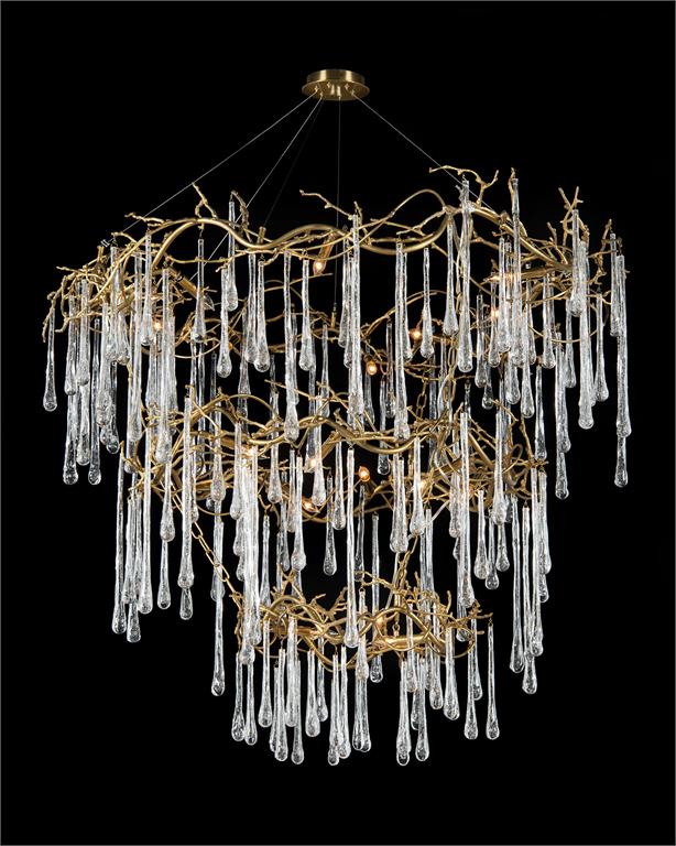 Ashby Branched Crystal Twenty-Light Chandelier - Luxury Living Collection