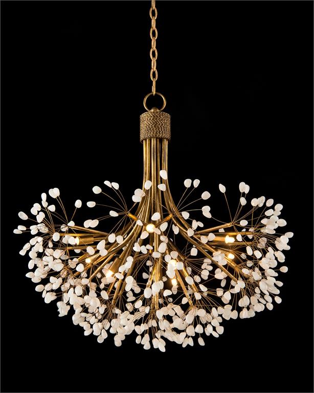 Cannon Quartz Nine-Light Chandelier - Luxury Living Collection