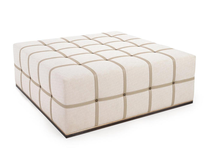 Camora Steamer Trunk Cocktail Ottoman - Luxury Living Collection