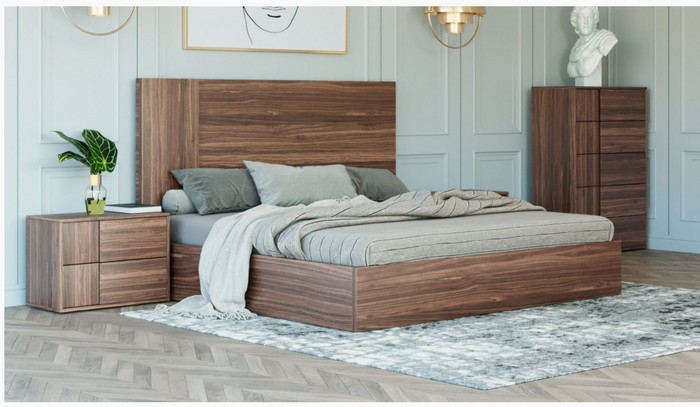 Asa Modern Matte Walnut Dresser