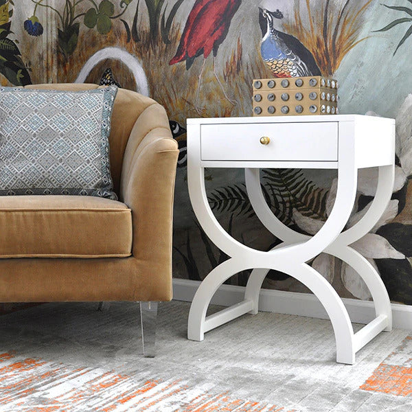 Alabama White Nightstand/End Table