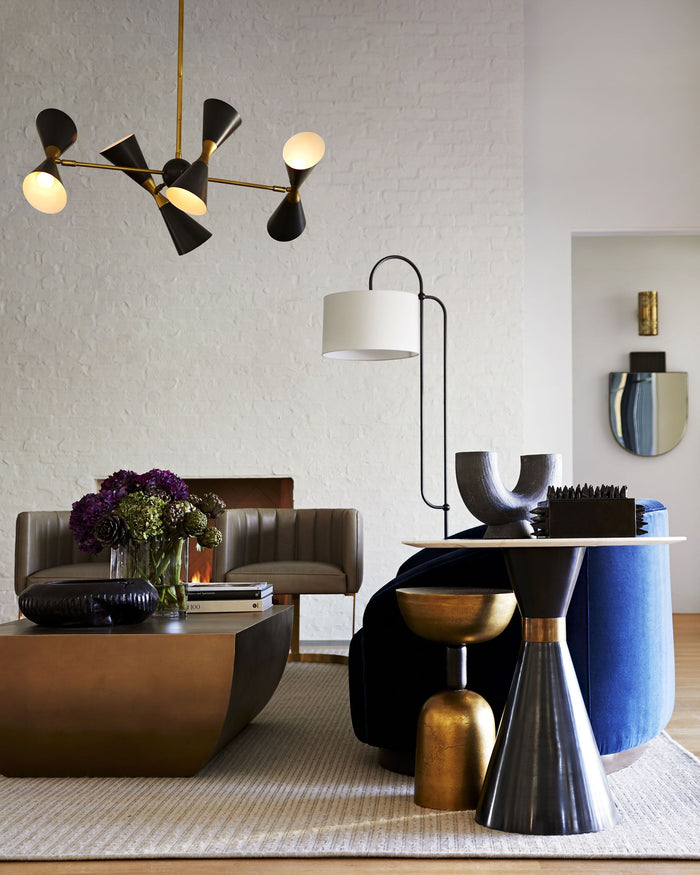 Delani Blackened Bronze Accent Table