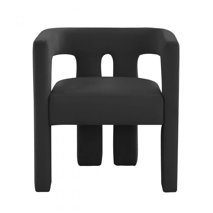 Sloane Black Velvet Chair - Luxury Living Collection