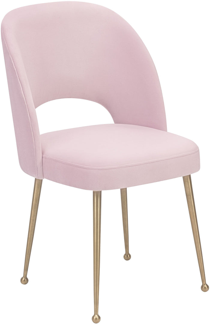 Giada Blush Velvet Chair - Luxury Living Collection