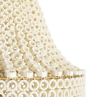 Colorado White Wood Chandelier