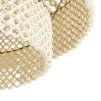 Colorado White Wood Chandelier