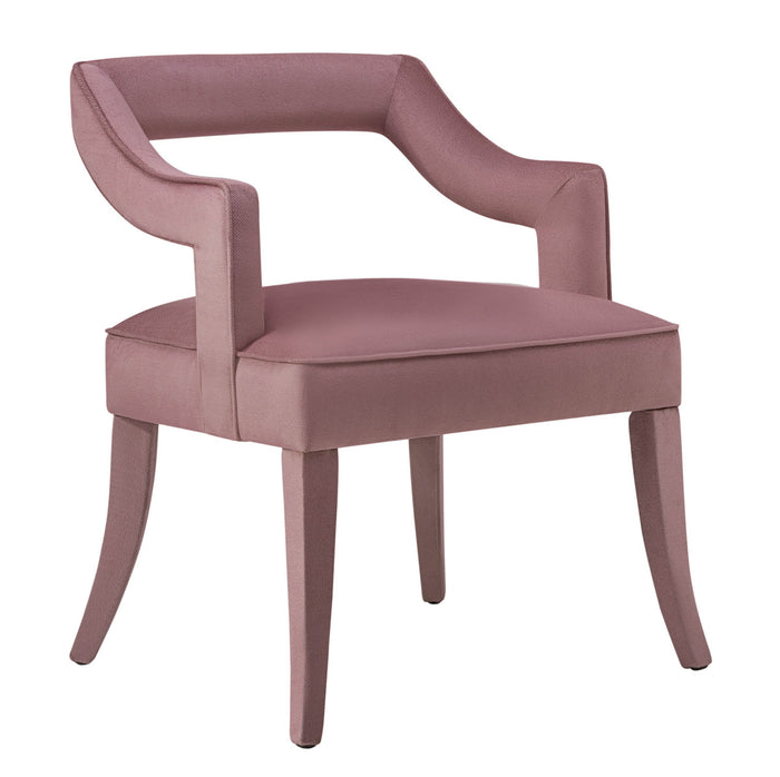Carolina Pink Velvet Chair - Luxury Living Collection
