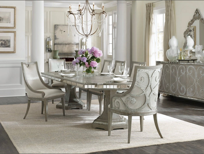 Dulce Rectangle Dining Table With Two 20" Leaves