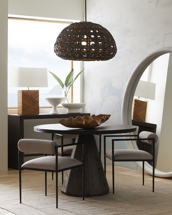 Denten Dark Grey Dining Table