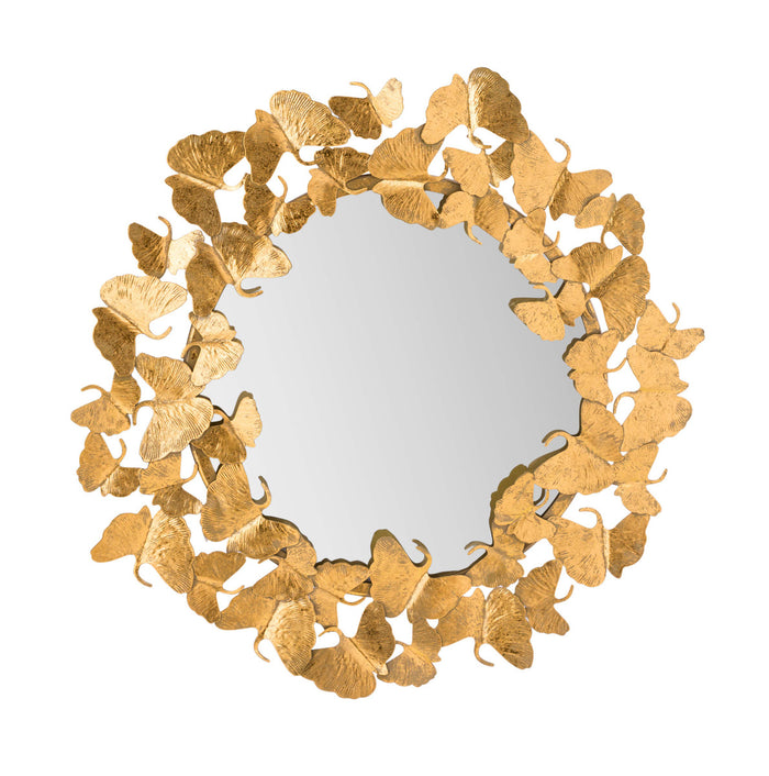 Chaya Gold Butterfly 27" Mirror - Luxury Living Collection
