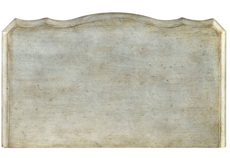 Dulce Three-Drawer Bombe Shaped Nightstand