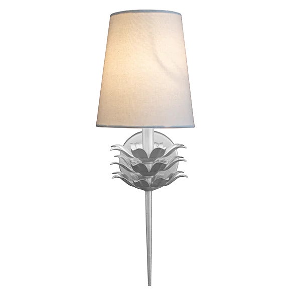 Daphne Silver Leaf Wall Sconce