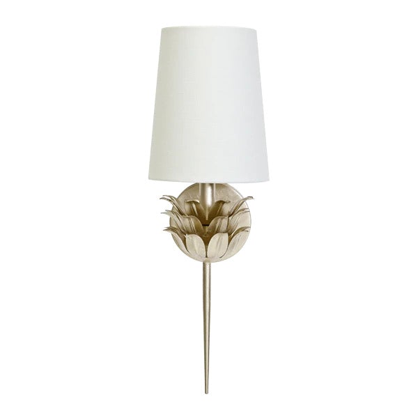 Daphne Silver Leaf Wall Sconce