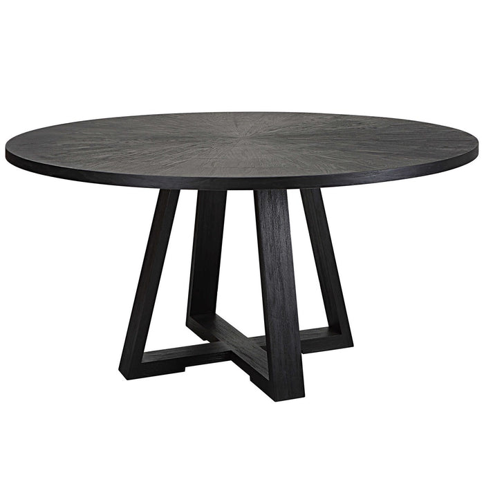 Carran Charcoal Black Dining Table