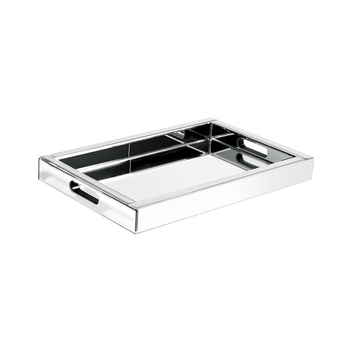 Deco Rectangular Glass Tray
