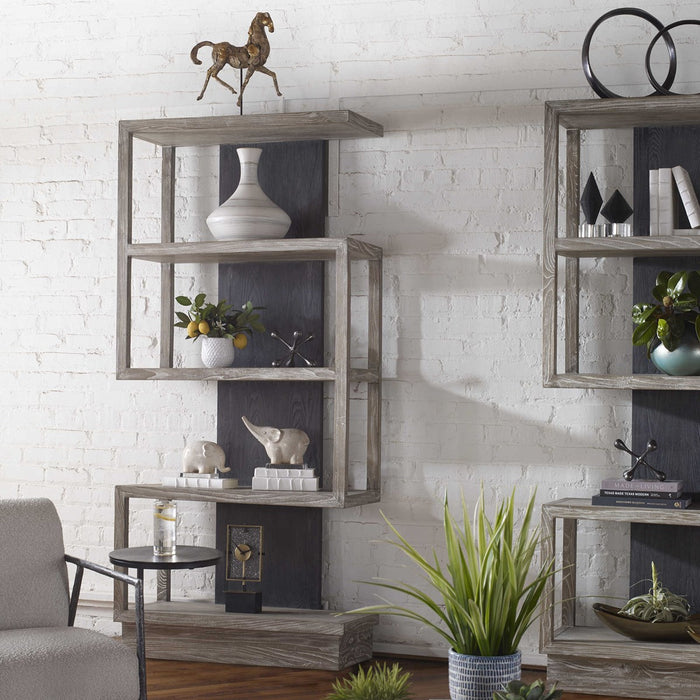 Kendra Light Grey Etagere