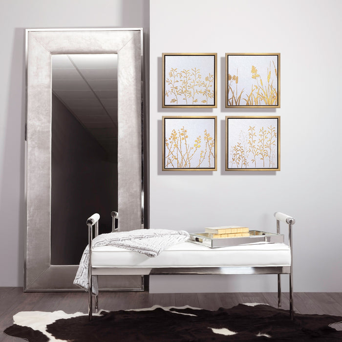 Deco Rectangular Glass Tray