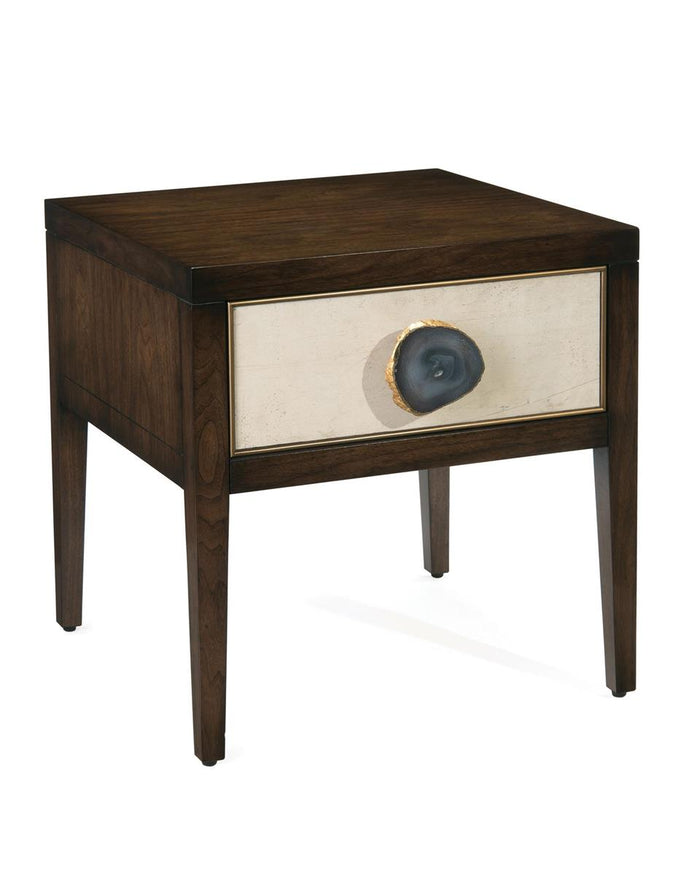 Saffron Single-Drawer Nightstand/Side Table - Luxury Living Collection