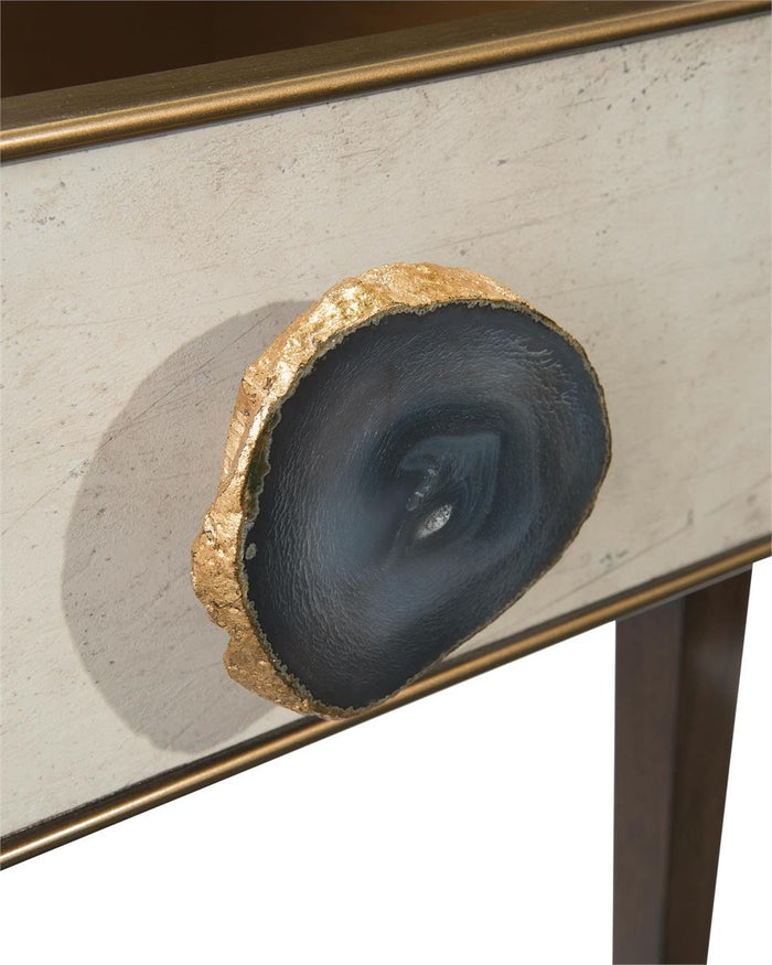 Saffron Single-Drawer Nightstand/Side Table - Luxury Living Collection