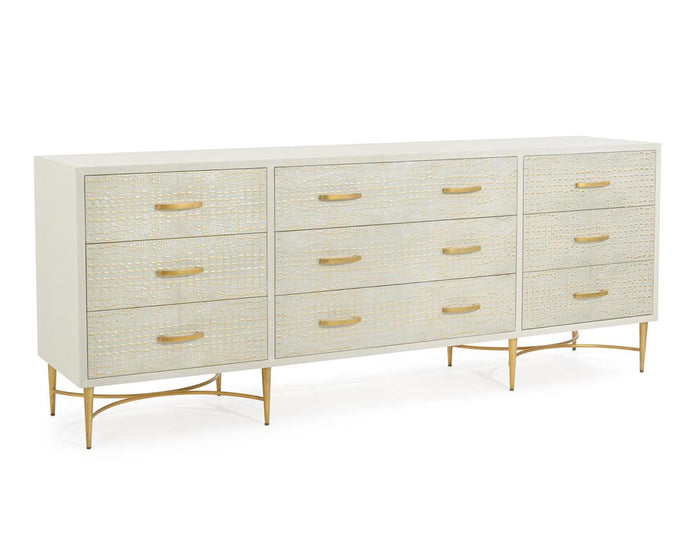 Avigail 94.5" Nine-Drawer Dresser/Sideboard - Luxury Living Collection