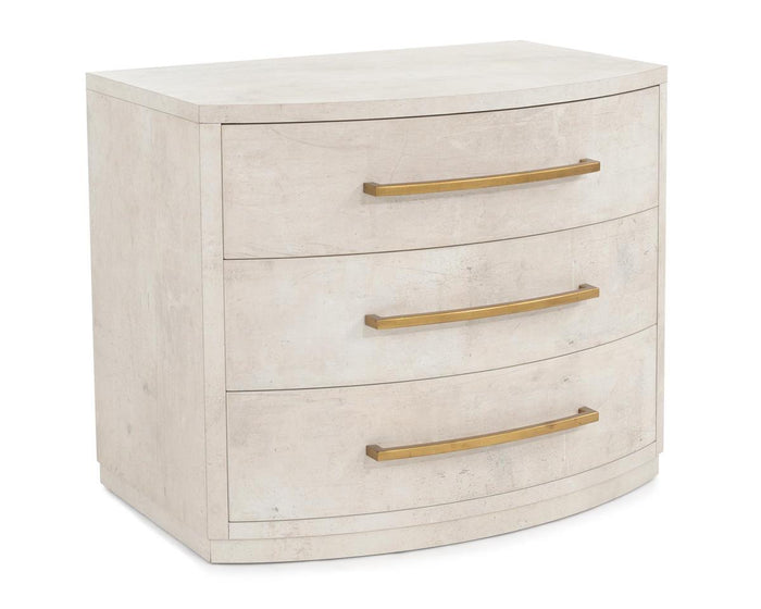 Tilda Three-Drawer Nightstand - Luxury Living Collection
