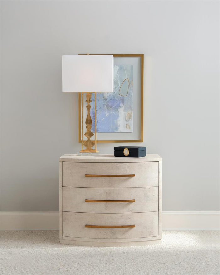 Tilda Three-Drawer Nightstand - Luxury Living Collection