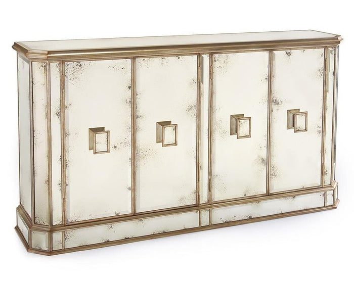 Drita 74" Parisian Silver Sideboard- Luxury Living Collection