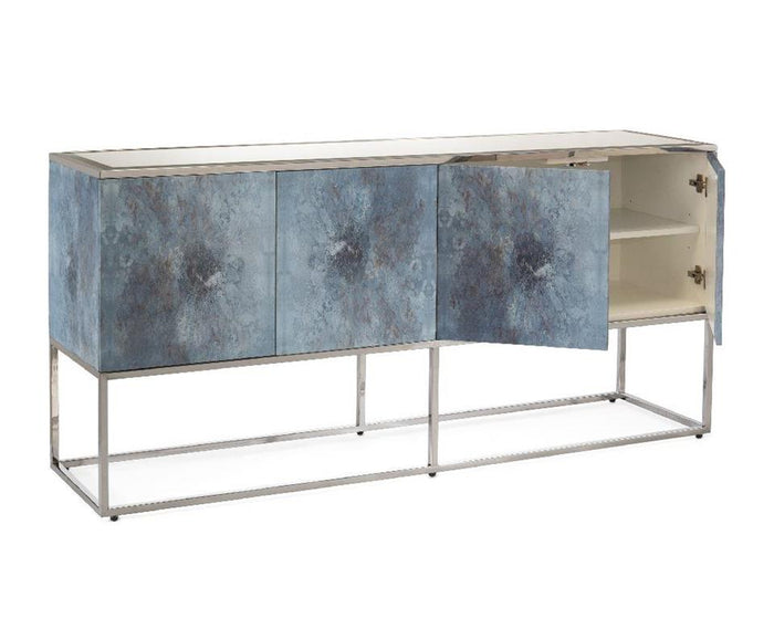 Wilhelmina Giclée Four-Door Cabinet - Luxury Living Collection