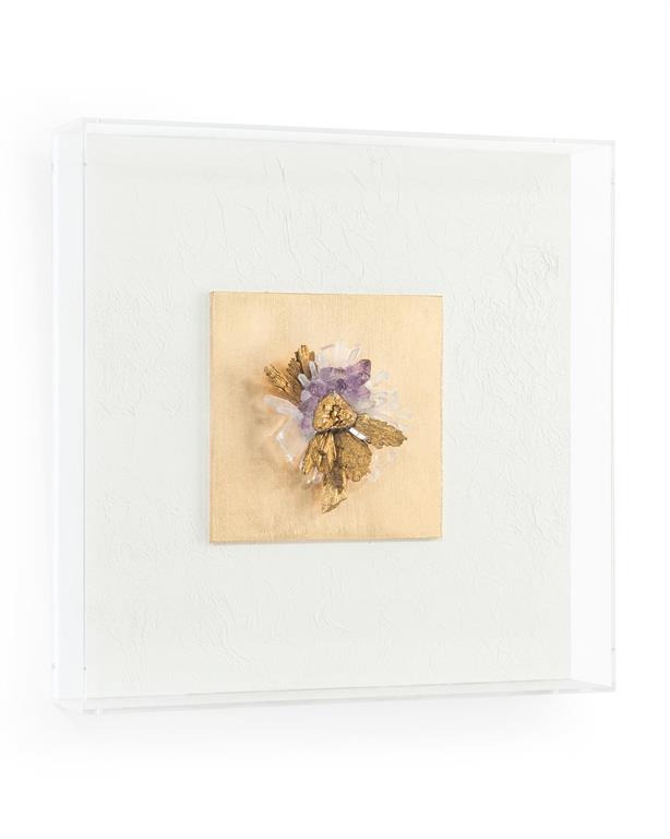 Raisa Amethyst-Celestite Shadow Box (2 Styles Available) - Luxury Living Collection