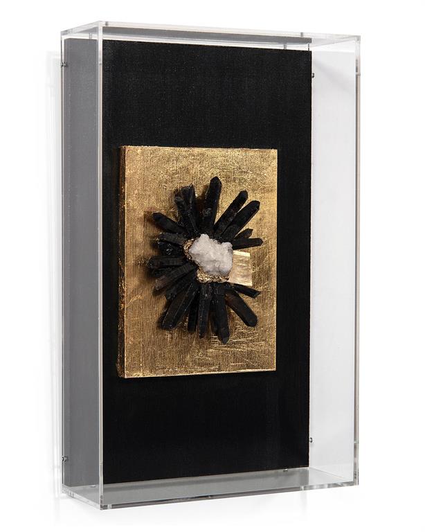 Neve Black Calcite Shadowbox (2 Styles Available)- Luxury Living Collection