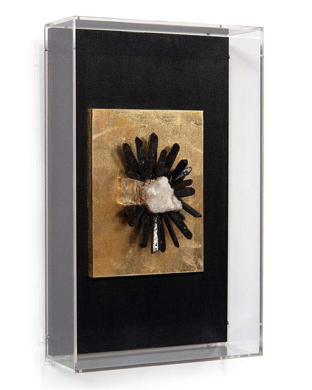 Neve Black Calcite Shadowbox (2 Styles Available)- Luxury Living Collection