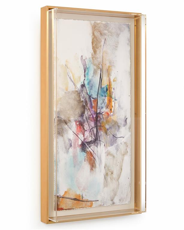 Mia Exultation Shadow Box Painting (2 Variations Available) - Luxury Living Collection