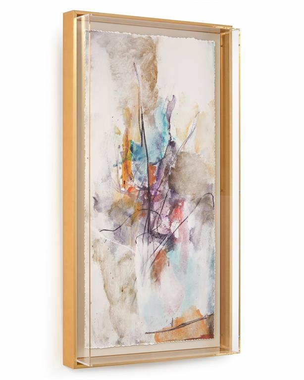 Mia Exultation Shadow Box Painting (2 Variations Available) - Luxury Living Collection