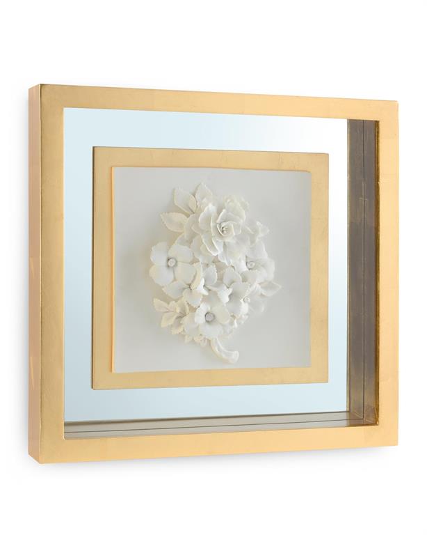 Josiane Botanical Porcelain Wall Art (4 Styles Available) - Luxury Living Collection