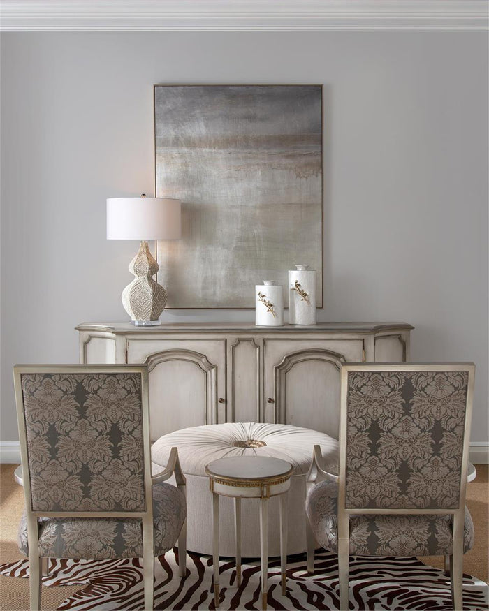 Gadise Silver Rain Painting - Luxury Living Collection