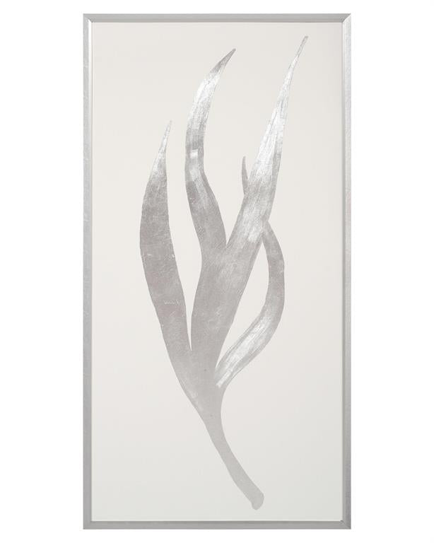 Freyde Silver Foliage Wall Art - Luxury Living Collection