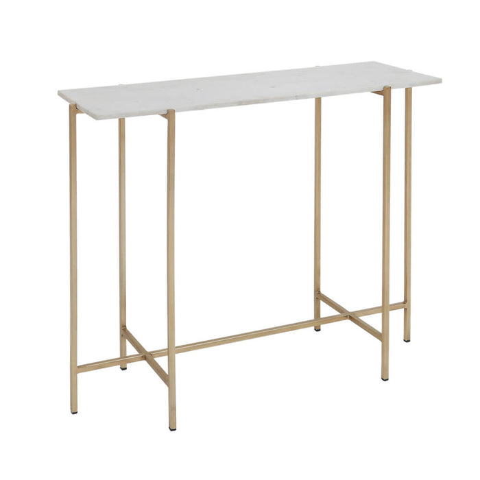 Analia Gold Console Table