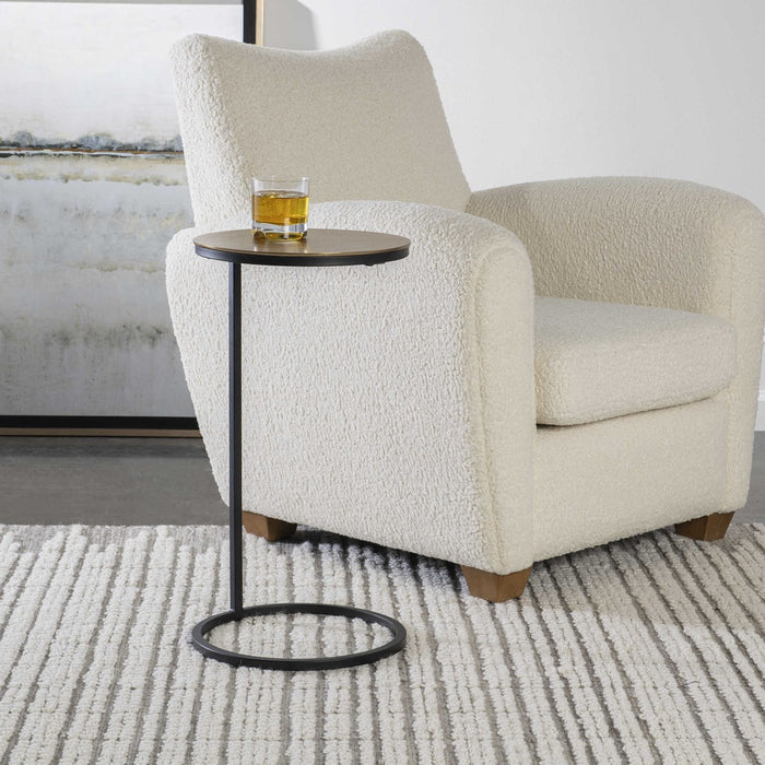 Palerma Antique Gold Accent Table