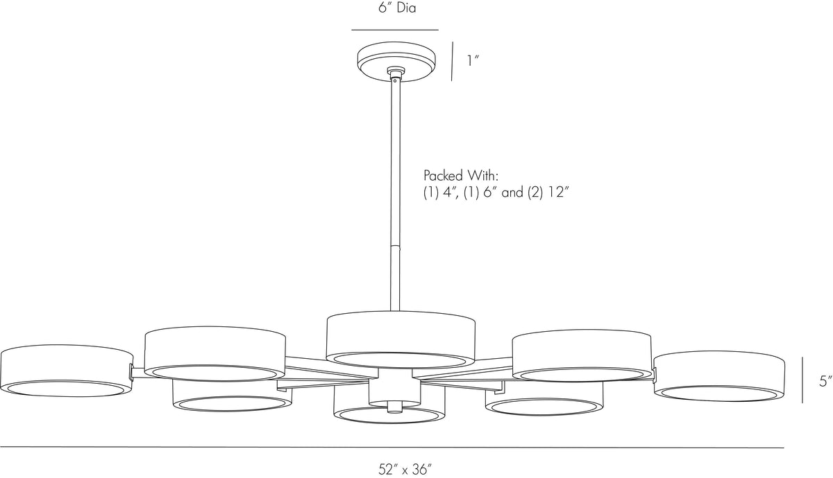 Fremont Heritage Brass Chandelier