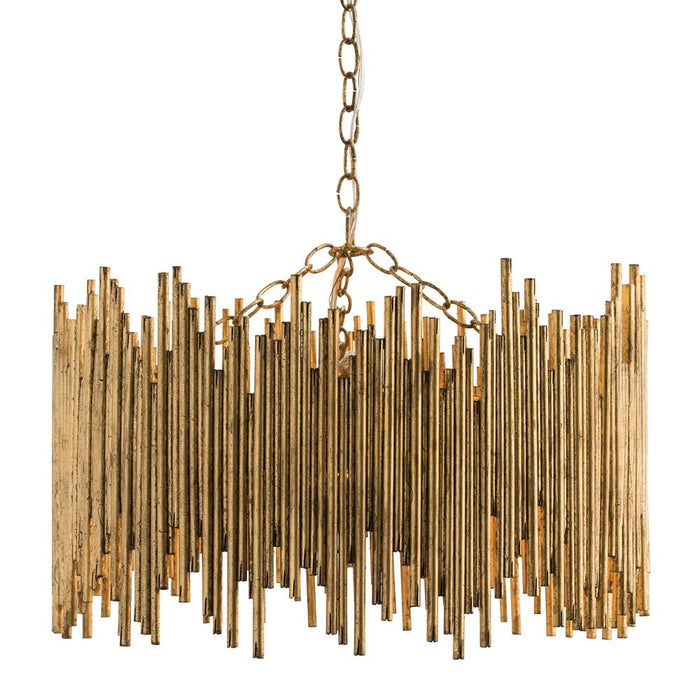 Hensley Gold Leaf Pendant